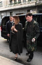 DAISY EDGAR-JONES Arrives at Palazzo Parigi at Milan Fashion Week 02/23/2024