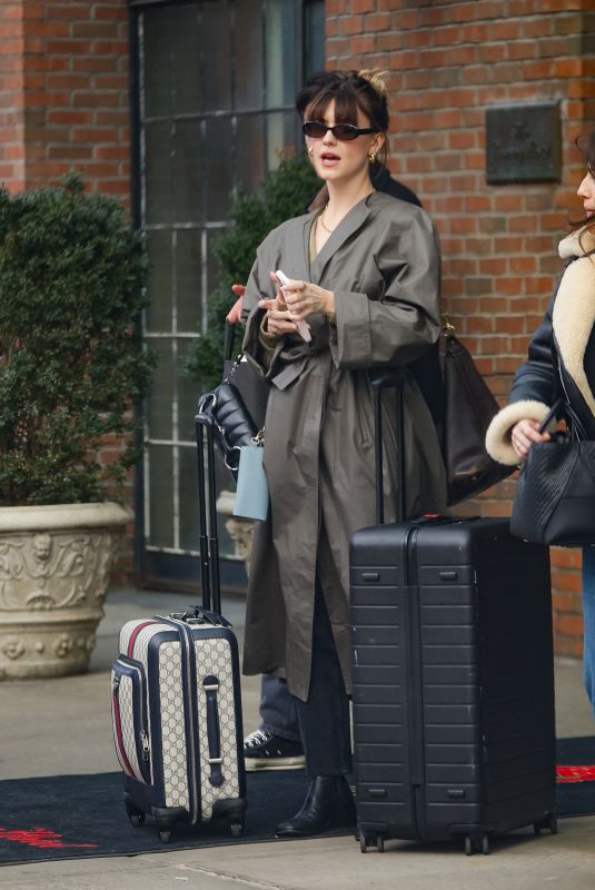 DAISY EDGAR-JONES Leaves Her Hotel in New York 02/11/2024