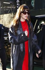 DAKOTA JOHNSON Arrives at Today Show in New York 02/07/2024