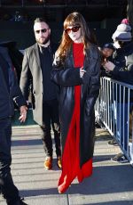 DAKOTA JOHNSON Arrives at Today Show in New York 02/07/2024