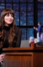 DAKOTA JOHNSON at Late Night with Seth Myers in New York 02/07/2024
