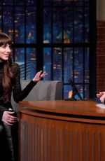 DAKOTA JOHNSON at Late Night with Seth Myers in New York 02/07/2024