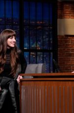 DAKOTA JOHNSON at Late Night with Seth Myers in New York 02/07/2024