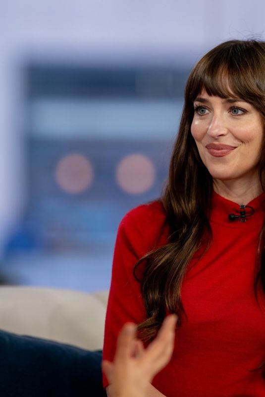 DAKOTA JOHNSON at Today Show in New York 02/07/2024