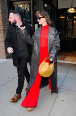 DAKOTA JOHNSON Leaves Greenwich Hotel in New York 02/07/2024