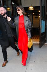 DAKOTA JOHNSON Leaves Greenwich Hotel in New York 02/07/2024