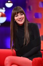DAKOTA JONSON at The Graham Norton Show in London 02/01/2024