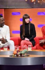 DAKOTA JONSON at The Graham Norton Show in London 02/01/2024