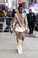 DANAI GURIRA Arrivces at Good Morning America in New York 02/21/2024