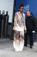DANAI GURIRA Arrivces at Good Morning America in New York 02/21/2024