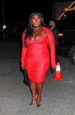DANIELLE BROOKS Arrives at a Private Event at Catch Steak in Los Angeles 02/22/2024