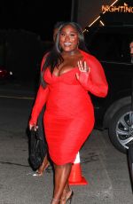 DANIELLE BROOKS Arrives at a Private Event at Catch Steak in Los Angeles 02/22/2024
