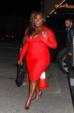 DANIELLE BROOKS Arrives at a Private Event at Catch Steak in Los Angeles 02/22/2024