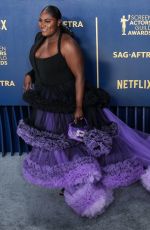 DANIELLE BROOKS at 30th Annual Screen Actors Guild Awards in Los Angeles 02/24/2024