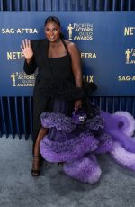 DANIELLE BROOKS at 30th Annual Screen Actors Guild Awards in Los Angeles 02/24/2024