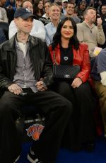 DEMI LOVATO at a Knicks Game in New York 02/01/2024