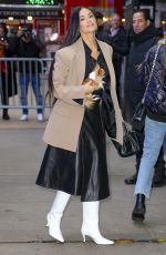 DEMI MOORE Arrives at Good Morning America in New York 01/31/2024