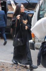 DEMI MOORE Arrives at Industria Williamsburg Photo Studio in New York 02/12/2024