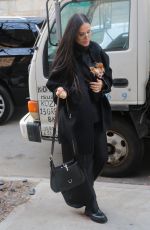 DEMI MOORE Arrives at Industria Williamsburg Photo Studio in New York 02/12/2024