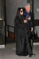 DEMI MOORE Arrives at Industria Williamsburg Photo Studio in New York 02/12/2024