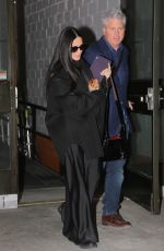 DEMI MOORE Arrives at Industria Williamsburg Photo Studio in New York 02/12/2024
