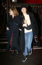 DEMI MOORE, JAIMIE ALEXANDER and LAURA DAY Out for Dinner in New York 01/30/2024