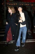 DEMI MOORE, JAIMIE ALEXANDER and LAURA DAY Out for Dinner in New York 01/30/2024