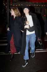 DEMI MOORE, JAIMIE ALEXANDER and LAURA DAY Out for Dinner in New York 01/30/2024