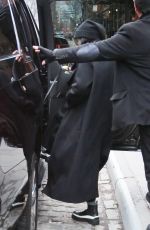 DEMI MOORE Leaves her Hotel in New York 02/01/2024