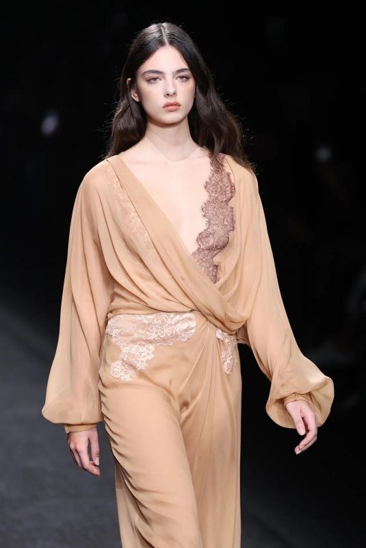 DEVA CASSEL at Alberta Ferretti Fashion Show at Milan Fashion Week 02/21/2024