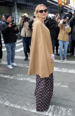 DIANE KRUGER Arrives at Carolina Herrera Show at New York Fashion Week 02/12/2024