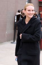 DIANE KRUGER Arrives at Jason Wu Show at New York Fashion Week 02/11/2024