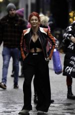 DIANNE BUSWELL Leaves Her Hotel in Leeds 02/02/2024