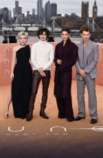 DLORENCE PUGH at Dune: Part 2 Photocall in London 02/14/2024