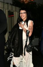 DOJA CAT Arrives at Chateau Marmont Bar in West Hollywood 02/16/2024