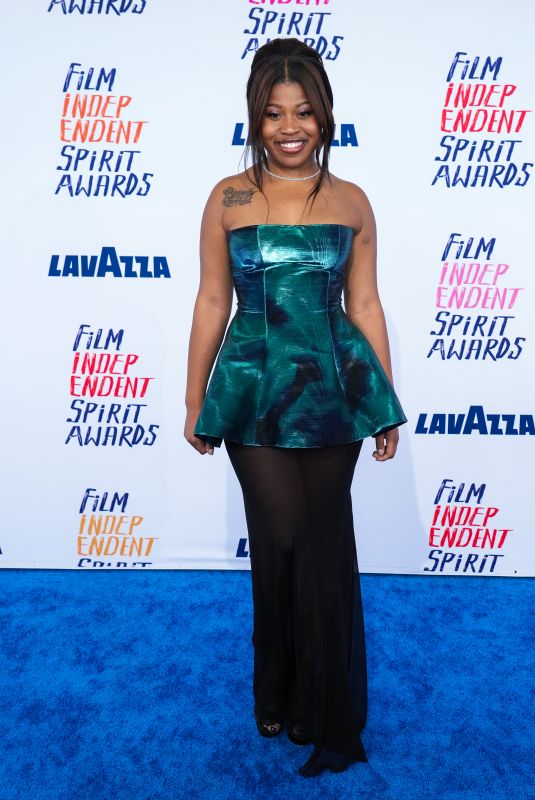 DOMINIQUE FISHBACK at Film Independent Spirit Awards in Santa Monica 02/25/2024