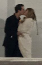 DOVE CAMERON and Damiano David Sneak Away from 2024 MusiCares Event in Los Angeles 02/03/2024
