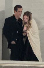 DOVE CAMERON and Damiano David Sneak Away from 2024 MusiCares Event in Los Angeles 02/03/2024