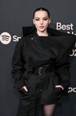 DOVE CAMERON at Spotify Best New Artist Party in Los Angeles 02/01/2024
