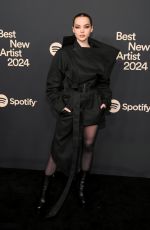 DOVE CAMERON at Spotify Best New Artist Party in Los Angeles 02/01/2024