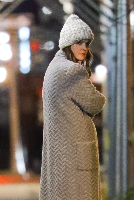 DREW BARRYMORE Out on Her Birthday in New York 02/22/2024