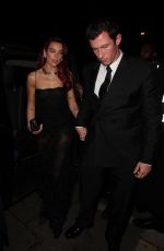 DUA LIPA Arrives at British Vogue and Tiffany & Co BAFTA Afterparty in London 02/18/2024