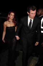 DUA LIPA Arrives at British Vogue and Tiffany & Co BAFTA Afterparty in London 02/18/2024