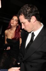 DUA LIPA Arrives at British Vogue and Tiffany & Co BAFTA Afterparty in London 02/18/2024