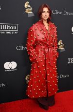 DUA LIPA at Clive Davis Pre-Grammy Gala in Los Angeles 02/03/2024