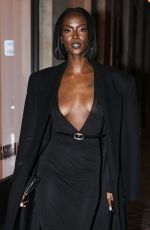 EBONY RILEY Night Out in Paris 02/27/2024