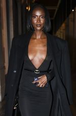 EBONY RILEY Night Out in Paris 02/27/2024