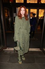 ELEANOR TOMLINSON at Burberry sStore at Harrods in London 02/01/2024