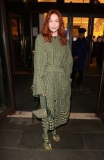 ELEANOR TOMLINSON at Burberry sStore at Harrods in London 02/01/2024