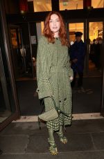 ELEANOR TOMLINSON at Burberry sStore at Harrods in London 02/01/2024